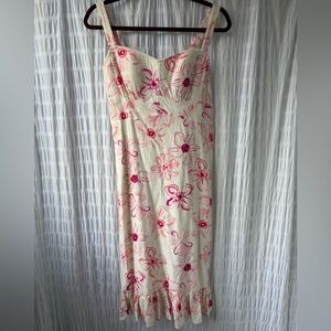 Denver Hayes Pink Floral Print Dress